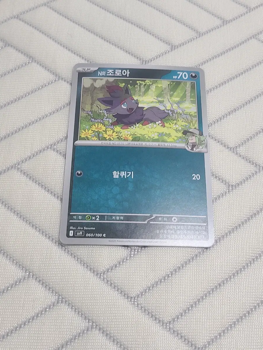 포켓몬카드 N의 조로아 SV9 060/100