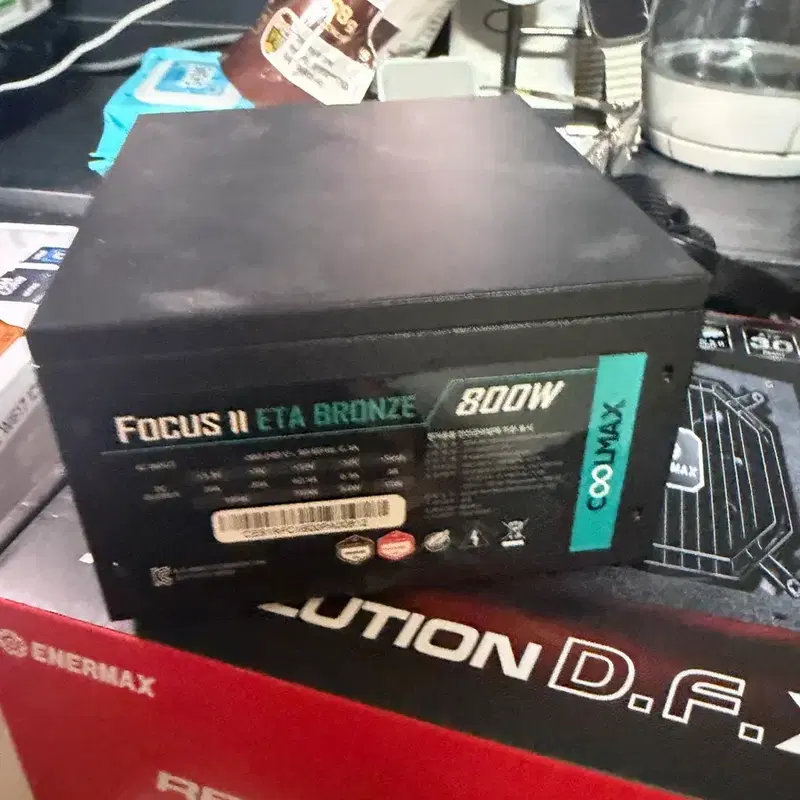 쿨맥스 FOCUS II ETA BRONZE 800W 파워 서플라이