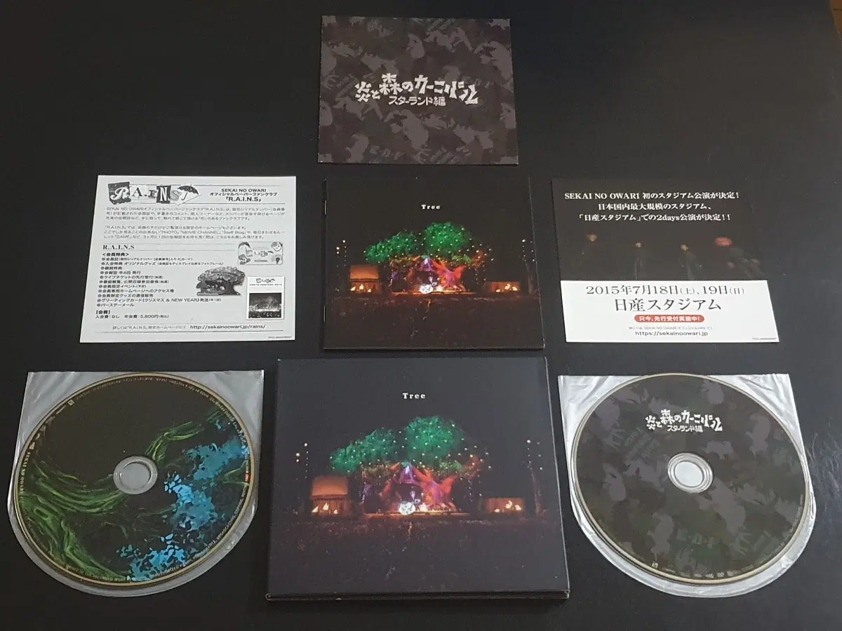 세카이노오와리 2집 앨범 Tree (CD+DVD) 한정반 SEKAI NO OWARI 음반