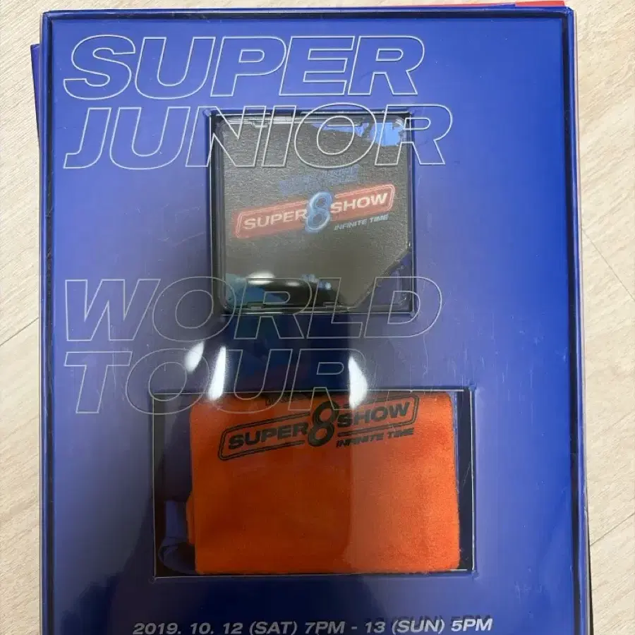 슈퍼주니어 월드투어 슈퍼쇼8 DVD 오렌지 타월 포함