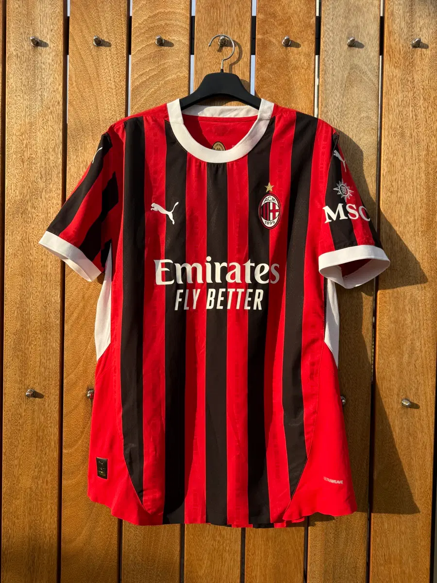 Puma 24-25 AcMilan Home Jersey 에이씨밀란 노마킹 홈 유니폼