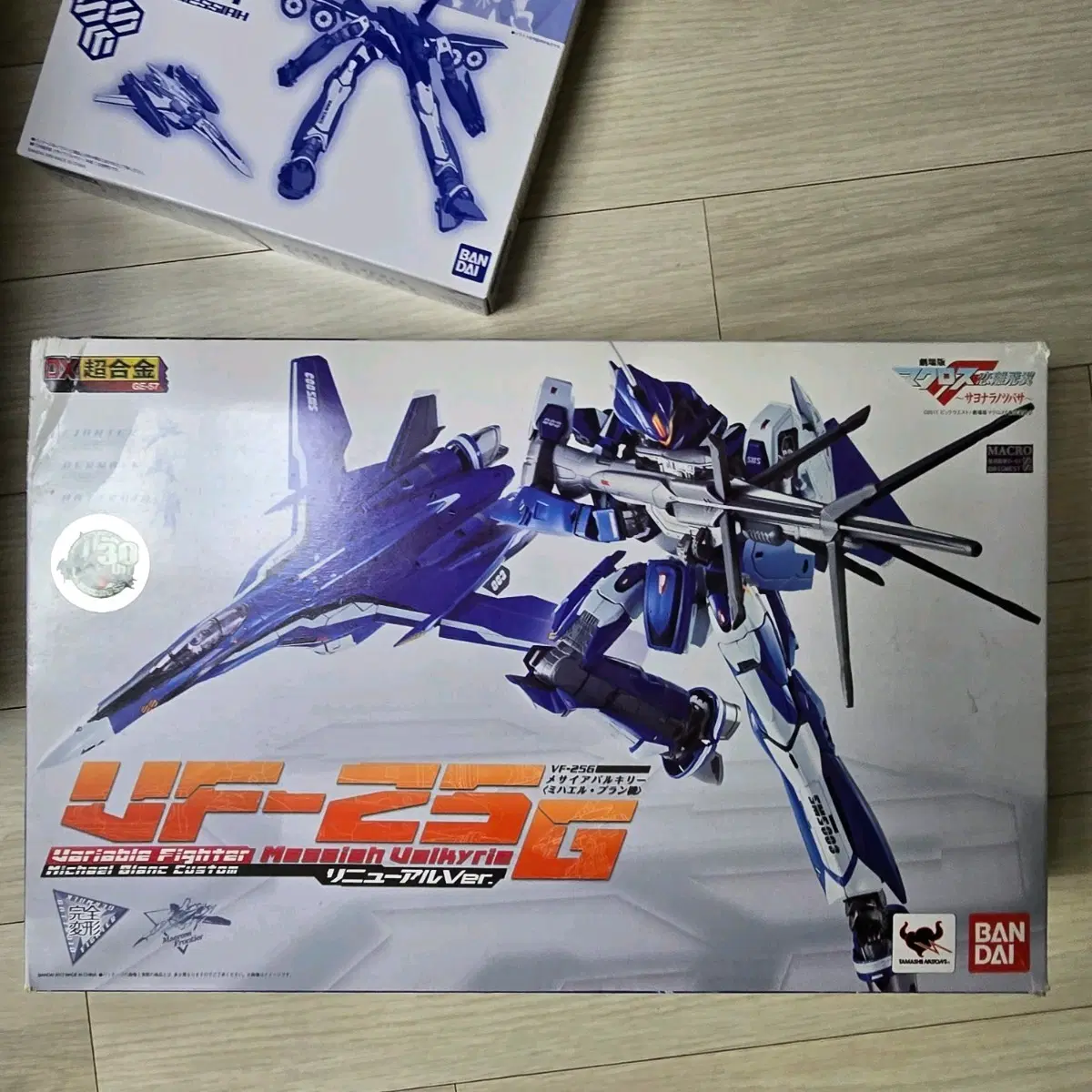 반다이 마크로스프론티어 dx초합금 VF-25g 메사이어 발키리 미셸 리뉴얼 갈리아4 폴드 세트