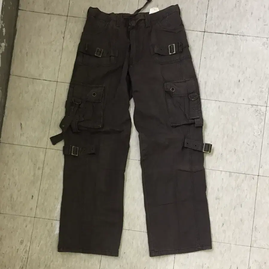 Vintage 빈티지 멀티 포켓 브라운 카고 팬츠