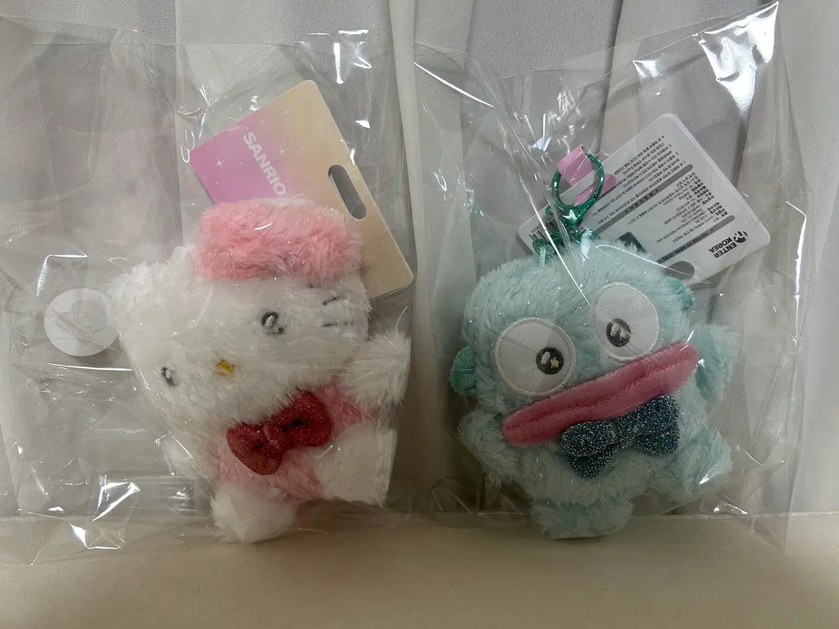 산리오 헬로키티 한교동 반짝 파스텔 인형 키링