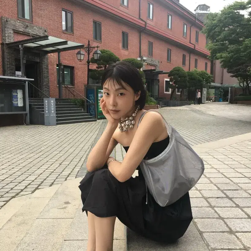 아카이브앱크 미니 러브 바스켓백