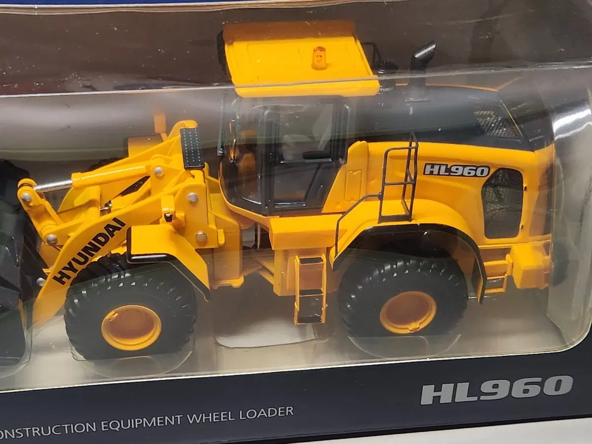 현대 HL960 휠 로더 건설 장비 모형
