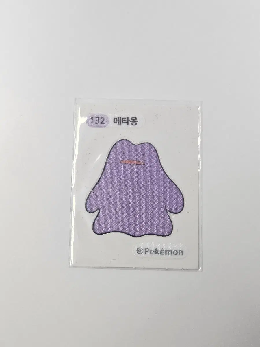 포켓몬 메타몽 띠부씰 132