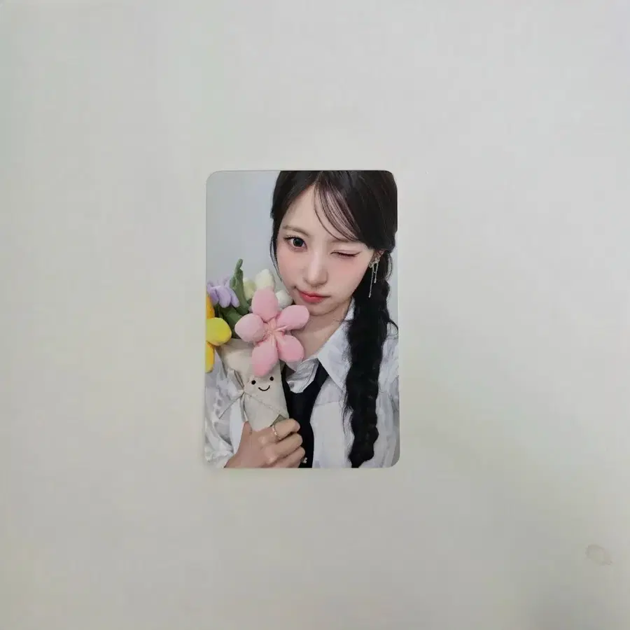 리센느 리브 꽃 포카