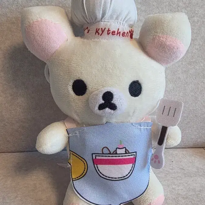 새상품) 리락쿠마 베이커리 인형 요리사 키링