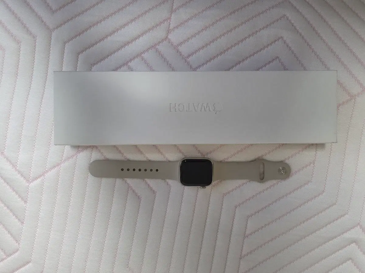 애플워치7 스테인리스 41mm 배터리91%