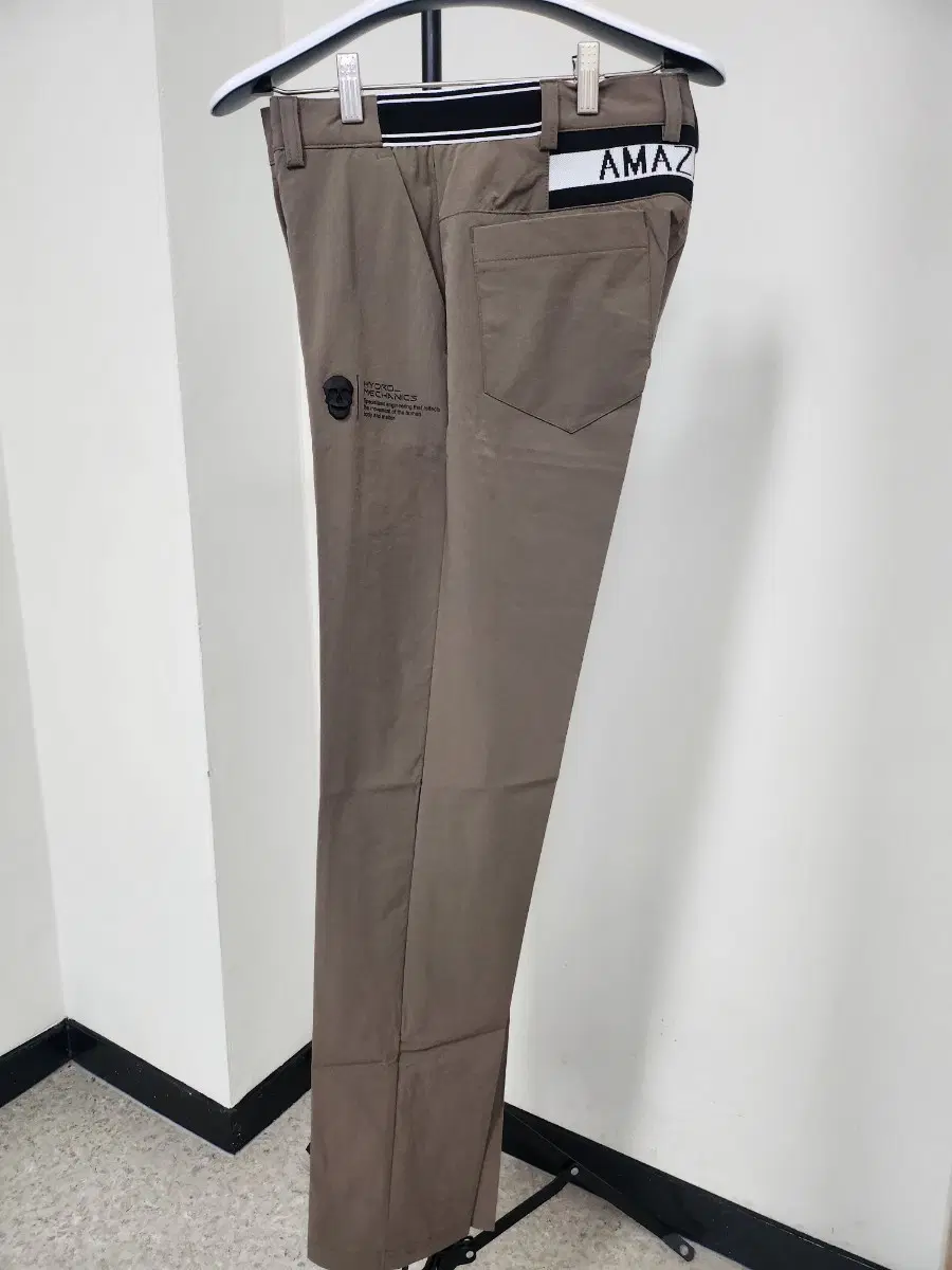어메이징크리 남성 골프바지 브라운( 새상품)