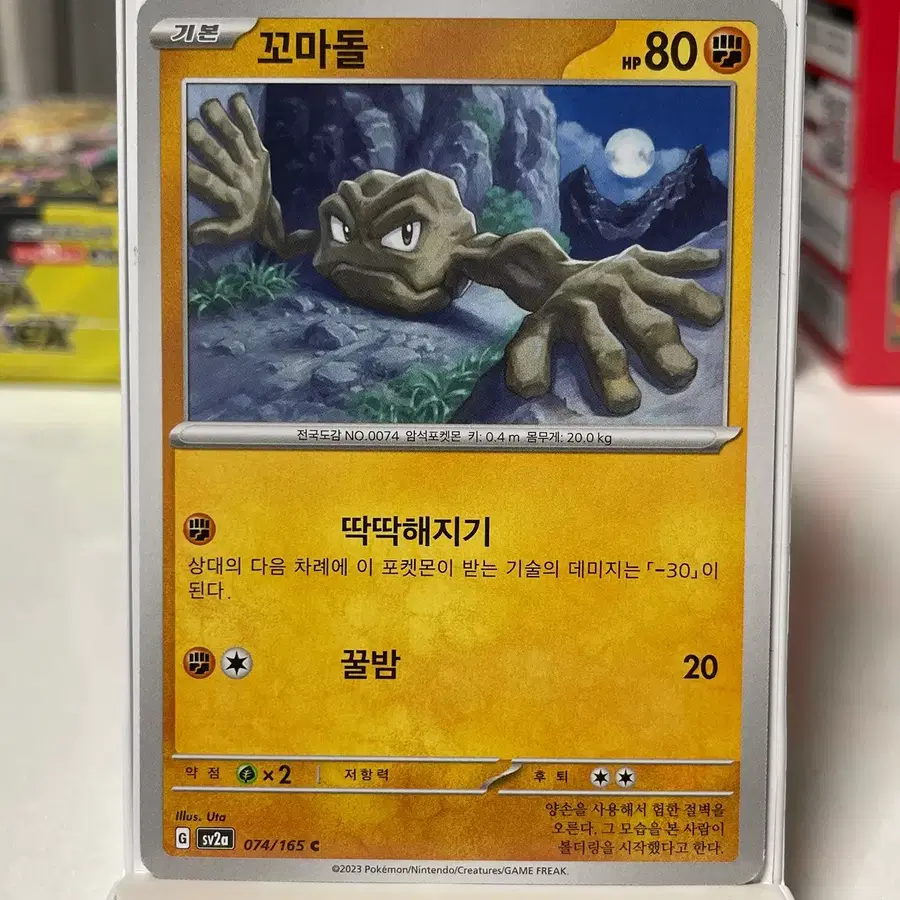 꼬마돌 도감용 덱소스 (한글판) 포켓몬카드