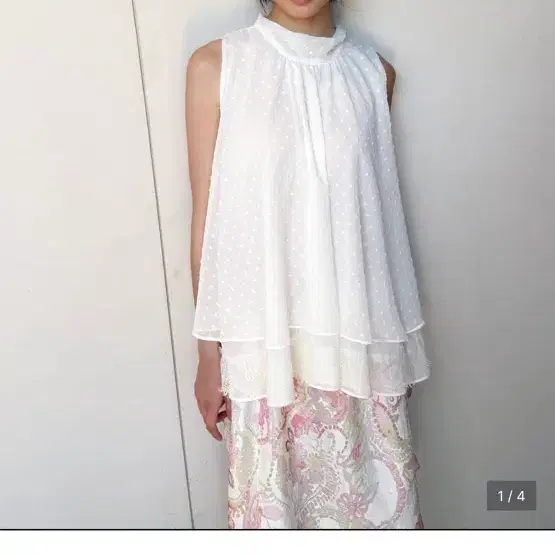 인앤양하모니 Halter tie blouse, ivory