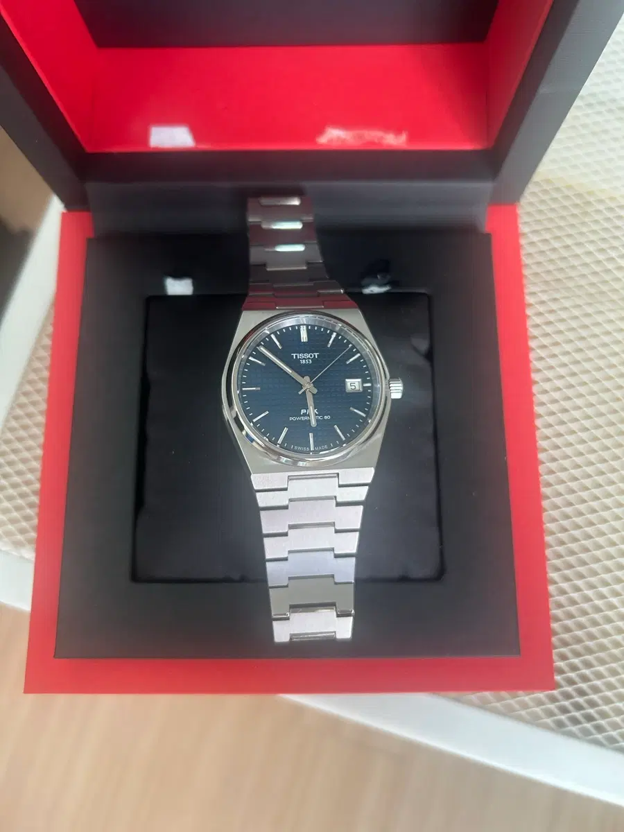 티쏘 Prx 38mm 청판 풀박스
