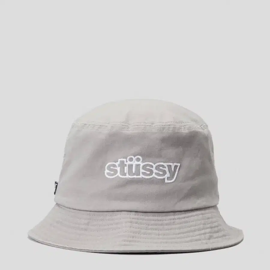 [새상품] 스투시 (Stussy) 버킷햇 그레이 화이트 FREE