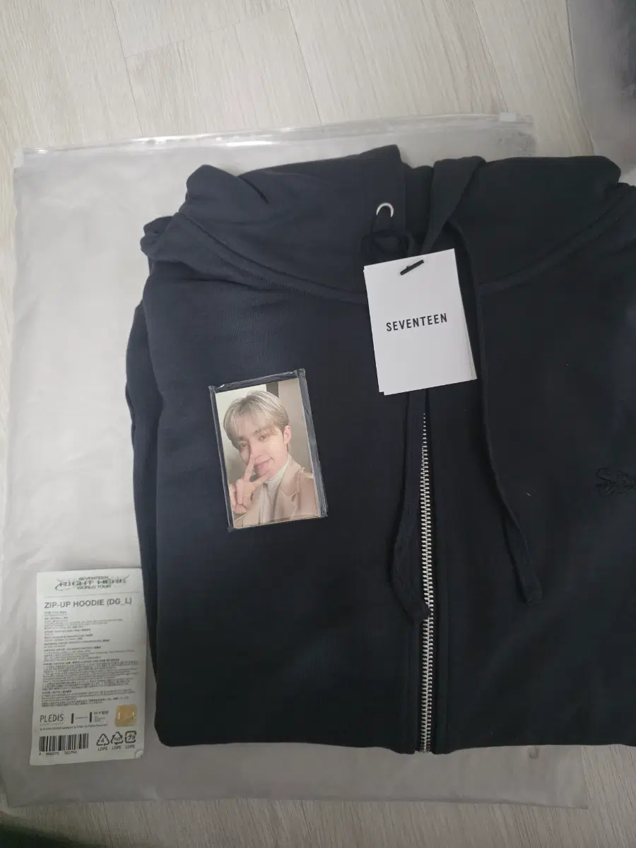 세븐틴 고양콘 후드집업 M. L. XL