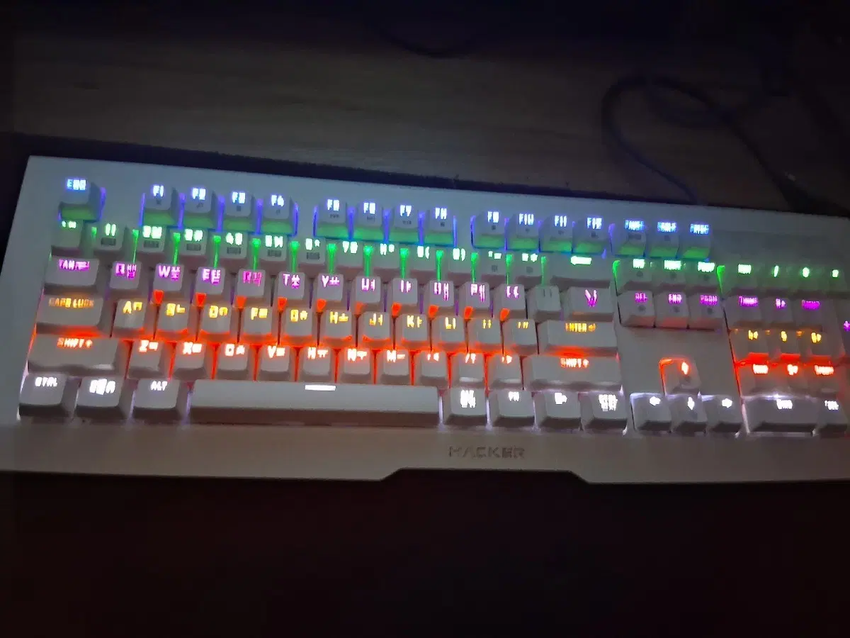 해커 키보드 RGB 유선