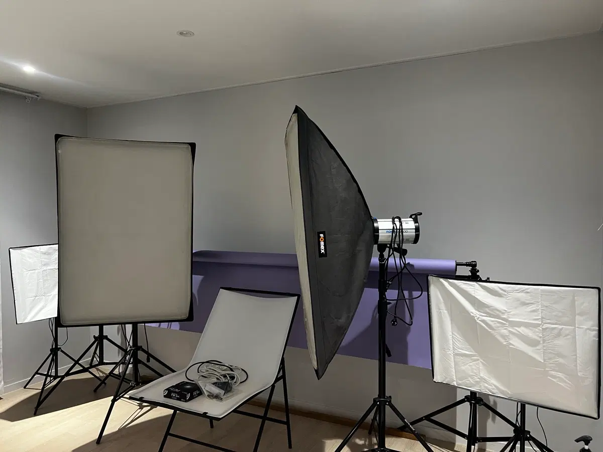 포멕스(fomex) d600 스튜디오 조명 팝니다.