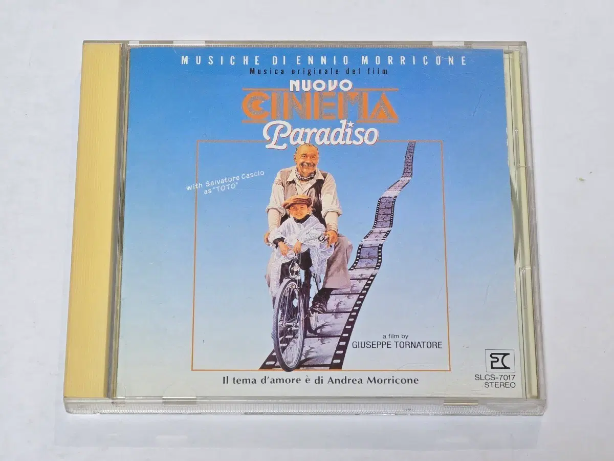[희귀/일본초반] 영화 시네마 천국 OST CD (Ennio Morricone / SLCS-7017)