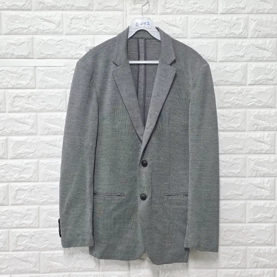 M 도나카란 DKNY 그레이 마 린넨 자켓 F30