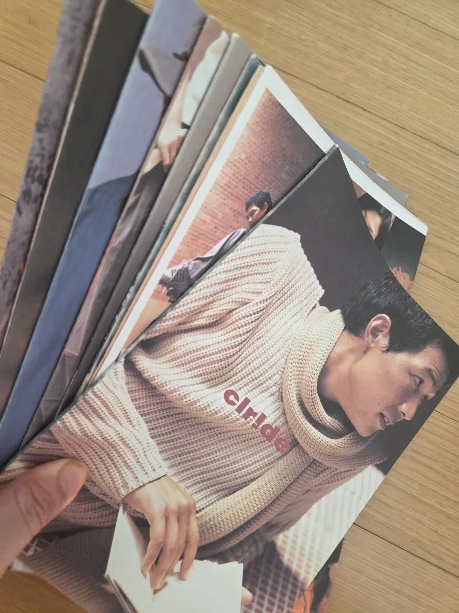 이정재 화보 이정재 김하늘2000년 의류브랜드 카타로그 화보 leejungjae