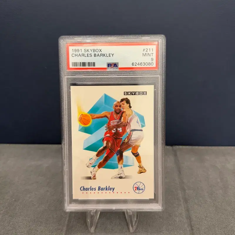1991년 레트로 찰스 바클리 PSA9 등급카드