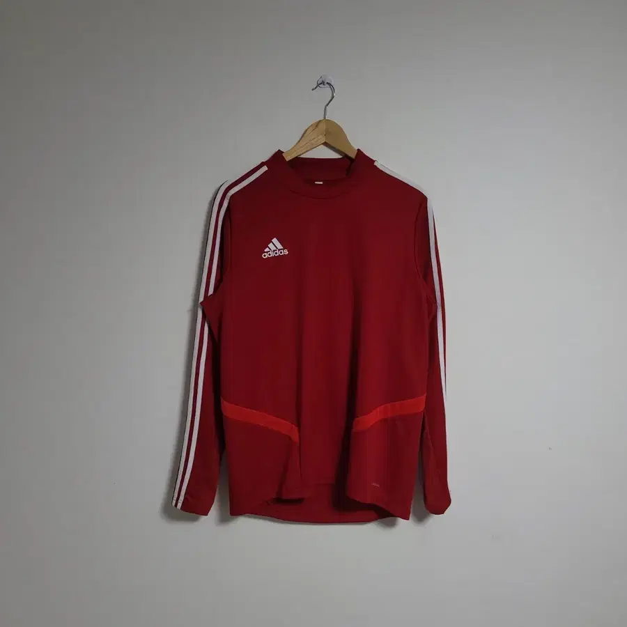 (2XL) ADIDAS 아디다스 롱슬리브 트레이닝 상의 레드 티로 19 탑