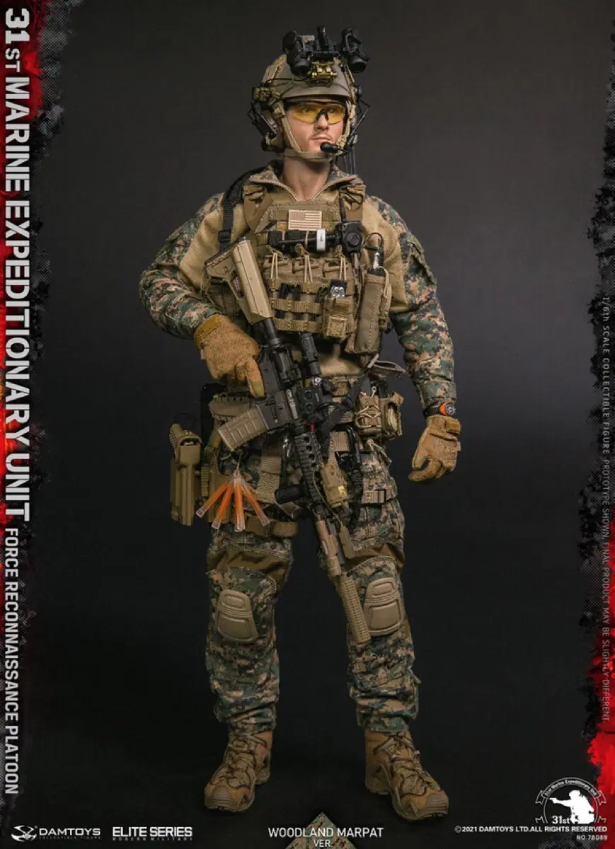 DAM TOYS 78089 해병대 마린 제31원정단 1/6댐토이 밀리터리 피규어