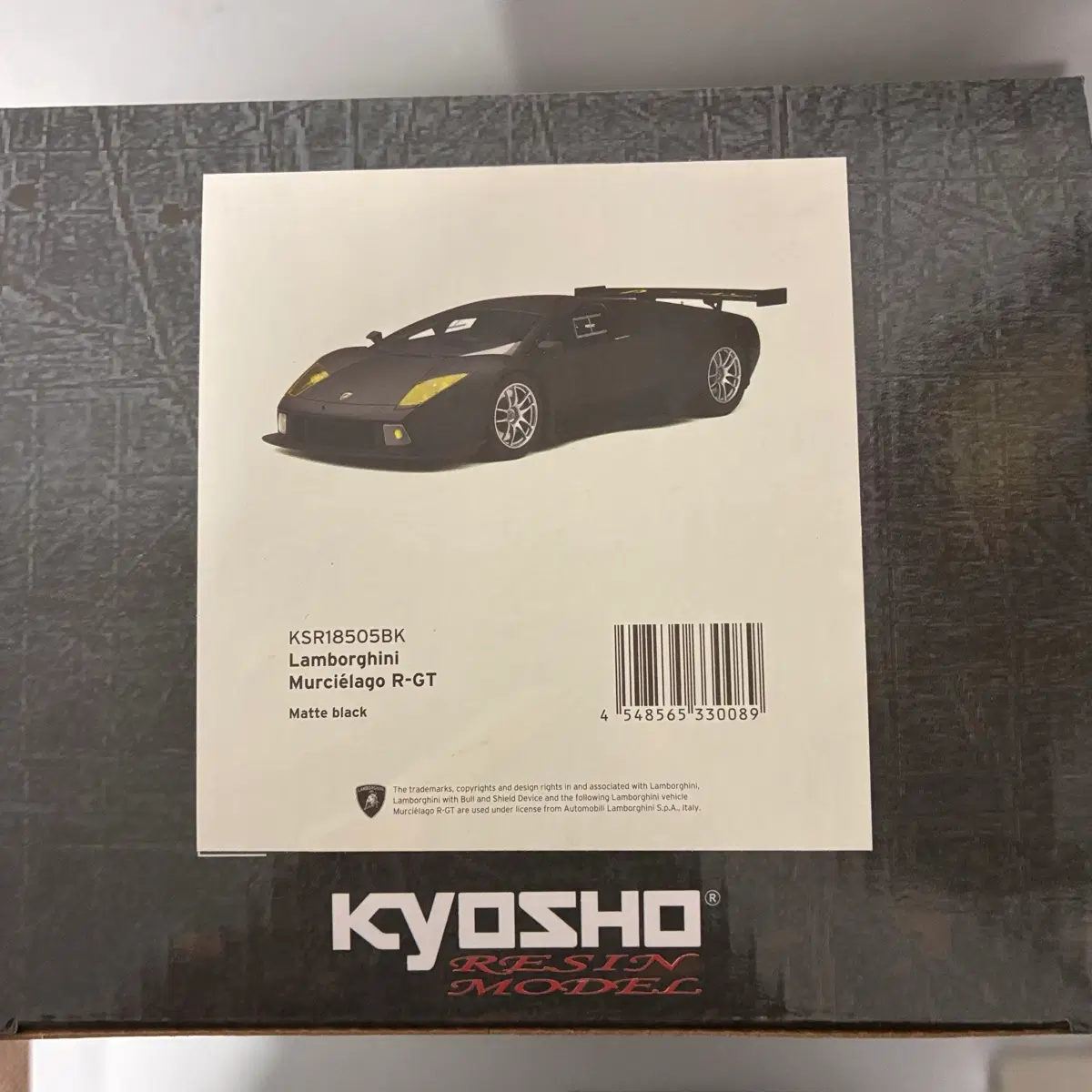 교쇼 람보르기니 1/18 무르시엘라고 R-GT 매트블랙 KSR18505BK