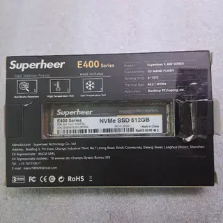 Superheer E400 NVMe SSD 512GB | HDD/ODD/SSD | 번개장터 중고거래