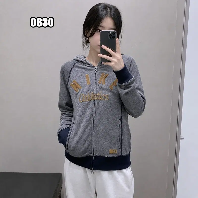 M 나이키 Y2K 빈티지 아치 로고 후드집업