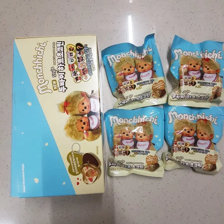 일괄)랜덤 몬치치 두바이 초콜릿 스타일 하트초코틴