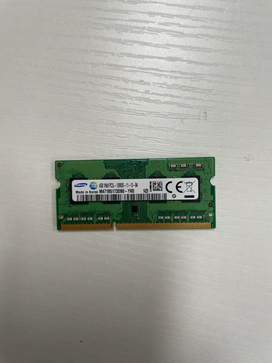 삼성 4GB PC3-12800 DDR3 1600MHz 램 노트북 메모리