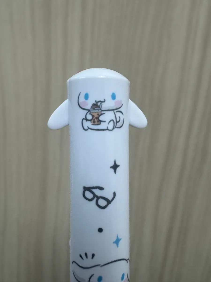 일본정품 시나모롤 펜 2종색 블랙 레드 새상품