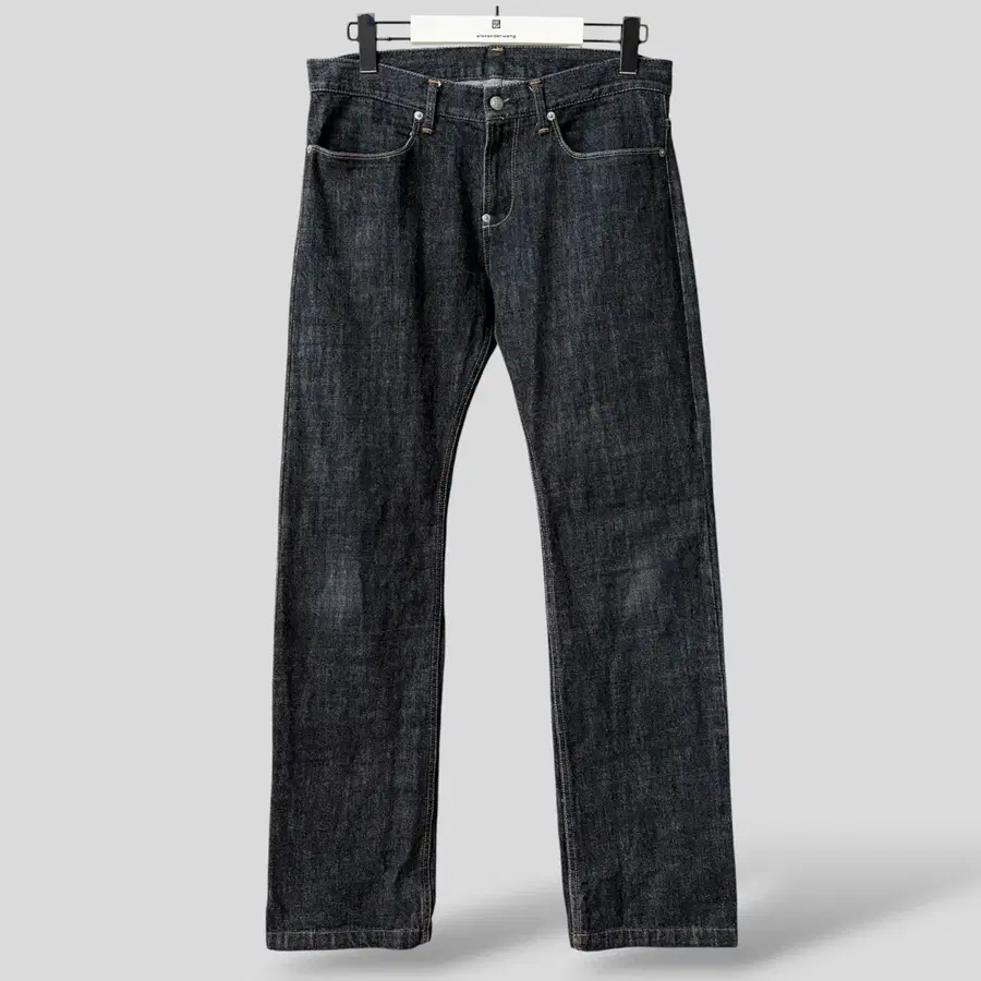 (L)MALE & Co 레인보우 zip 데님 청바지
