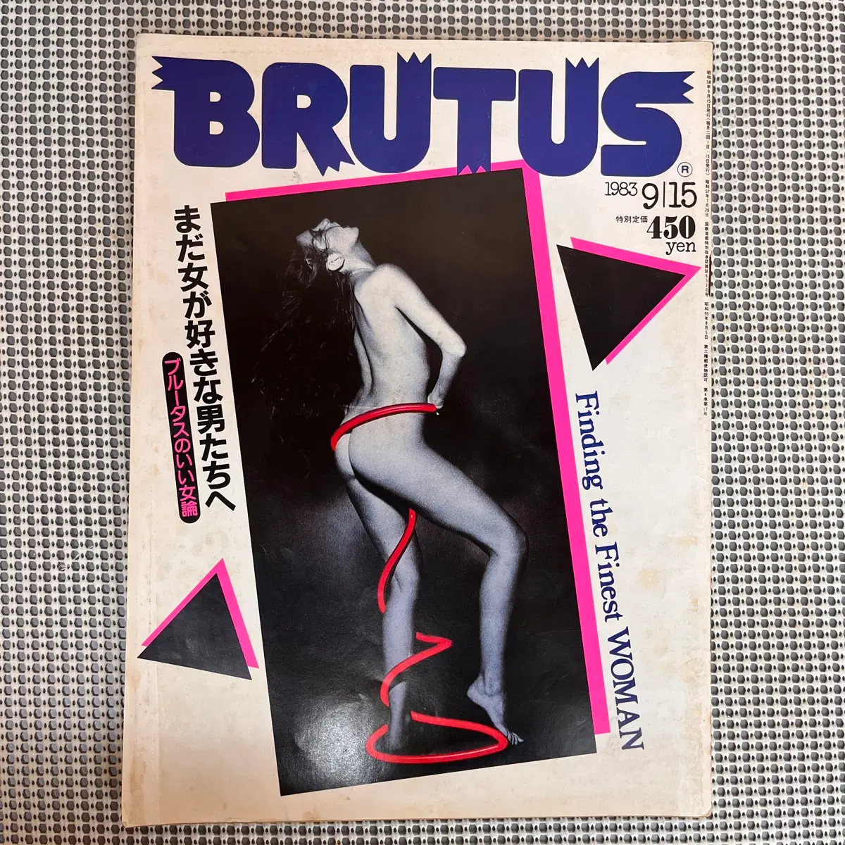 일본잡지 Brutus 1983년 73호