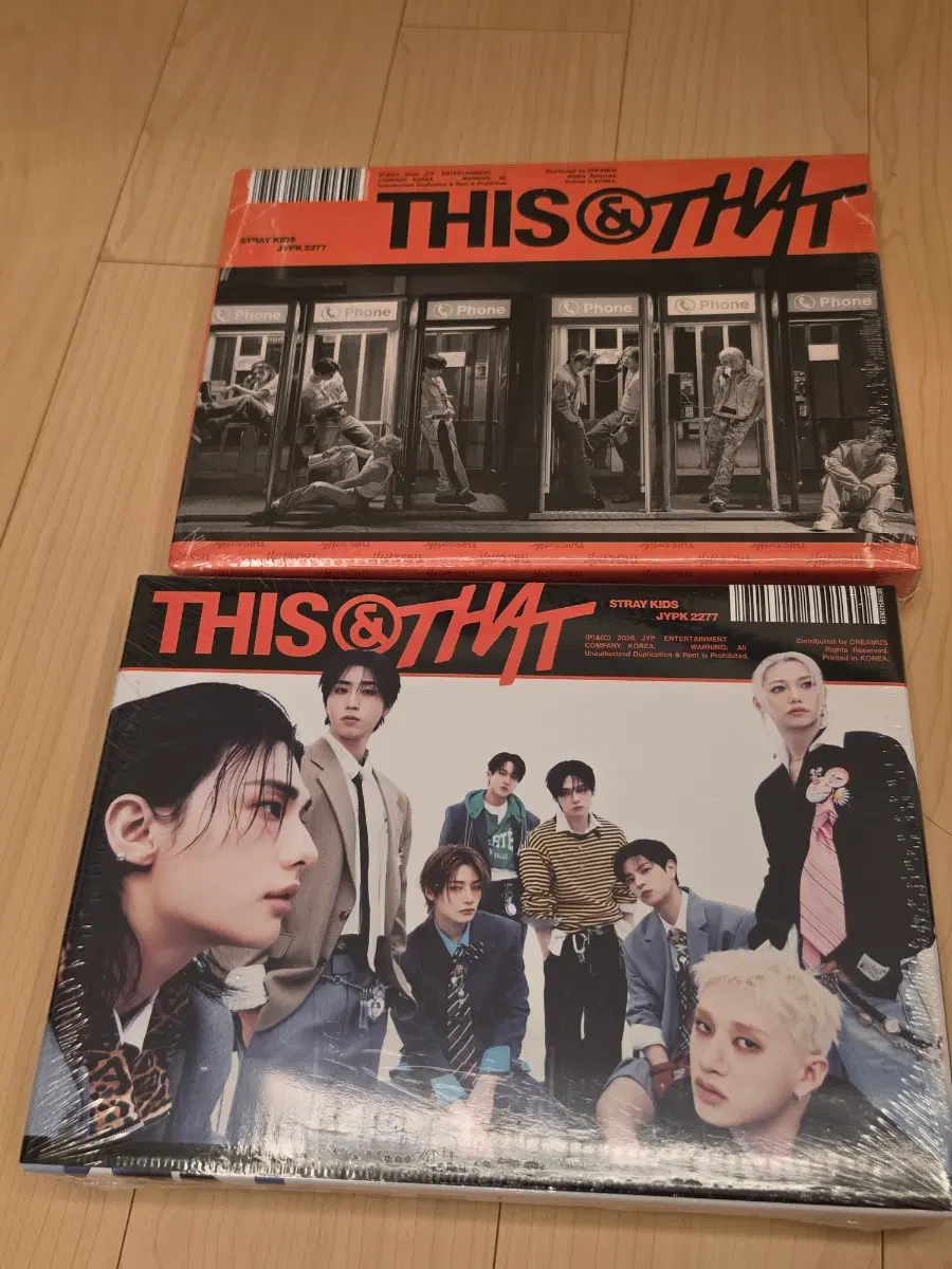 미개봉 세트 일괄)스트레이키즈 디스앤뎃 앨범 일괄판매 this&that