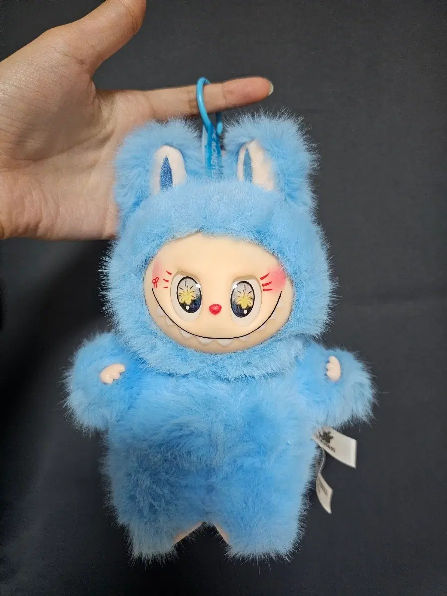 라부부 공룡 인형 키링 블루