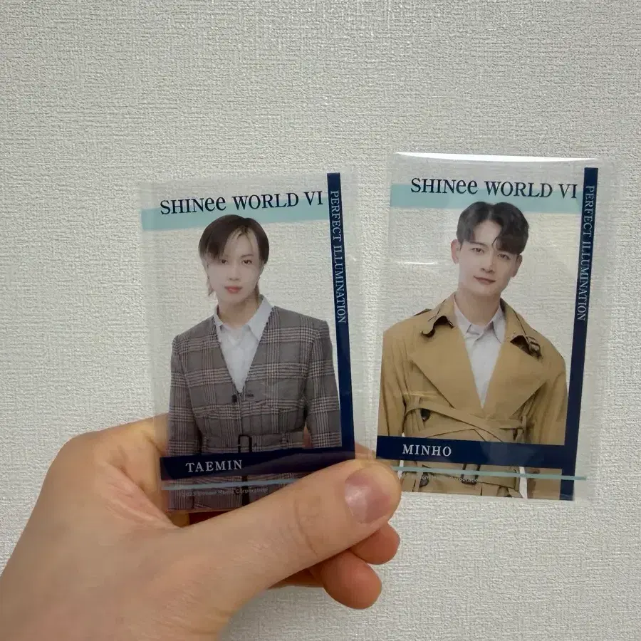 샤이니 민호 태민 공식 투명포카 양도
