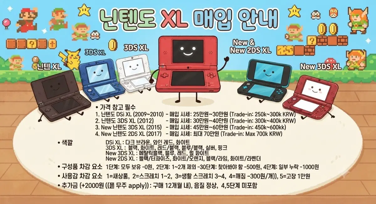닌텐도 xl 상시 매입