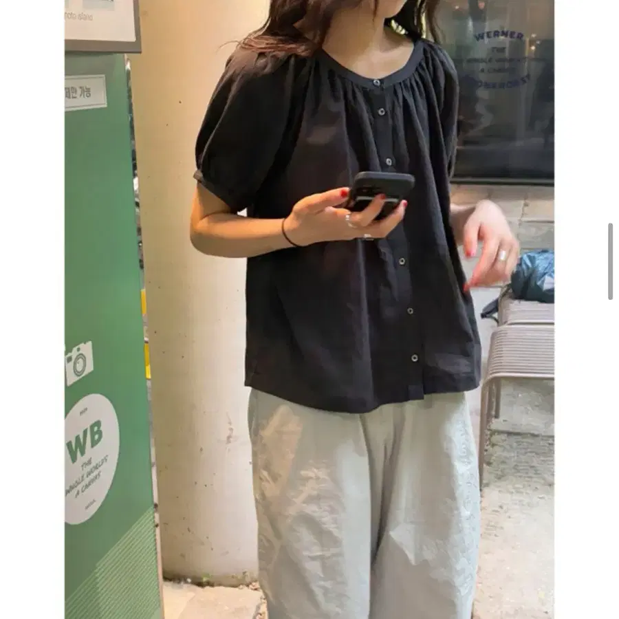 새상품) 도매택 어튜트 블라우스