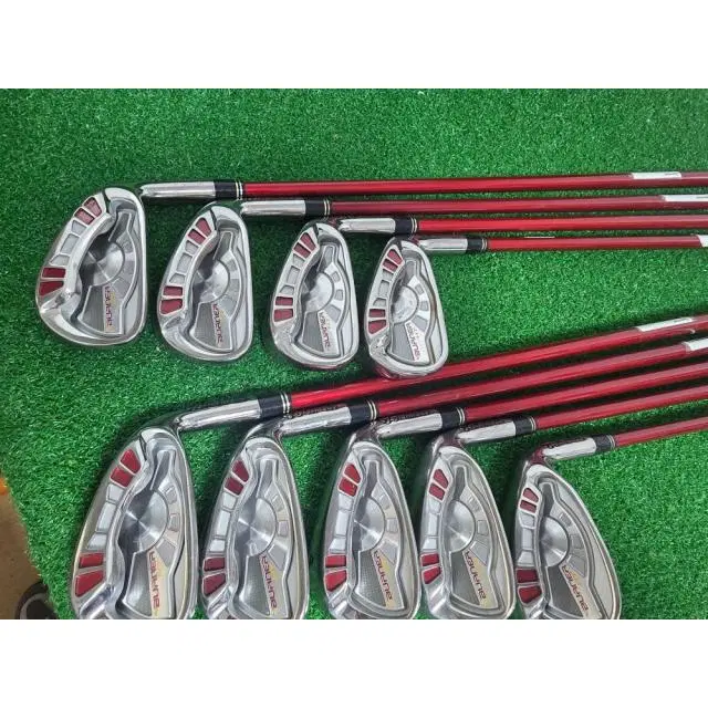 1-13 테일러메이드 BURNER HT 카본 R 9개 중고 아이언세트
