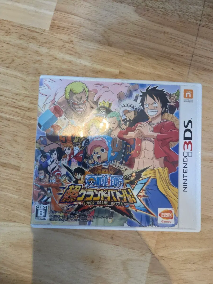 원피스 슈퍼 그랜드 배틀 X 닌텐도 3DS 일판 한글x