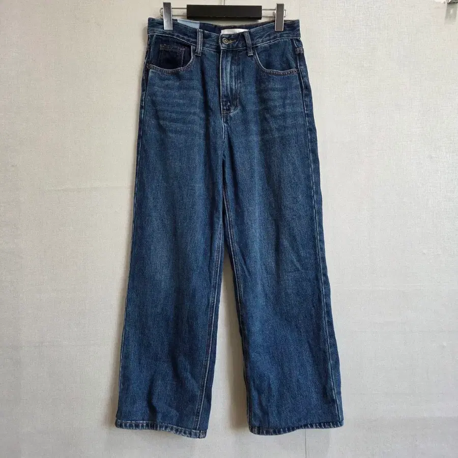 booth 여성 청바지 데님 와이드 핏 팬츠 M JJ3991