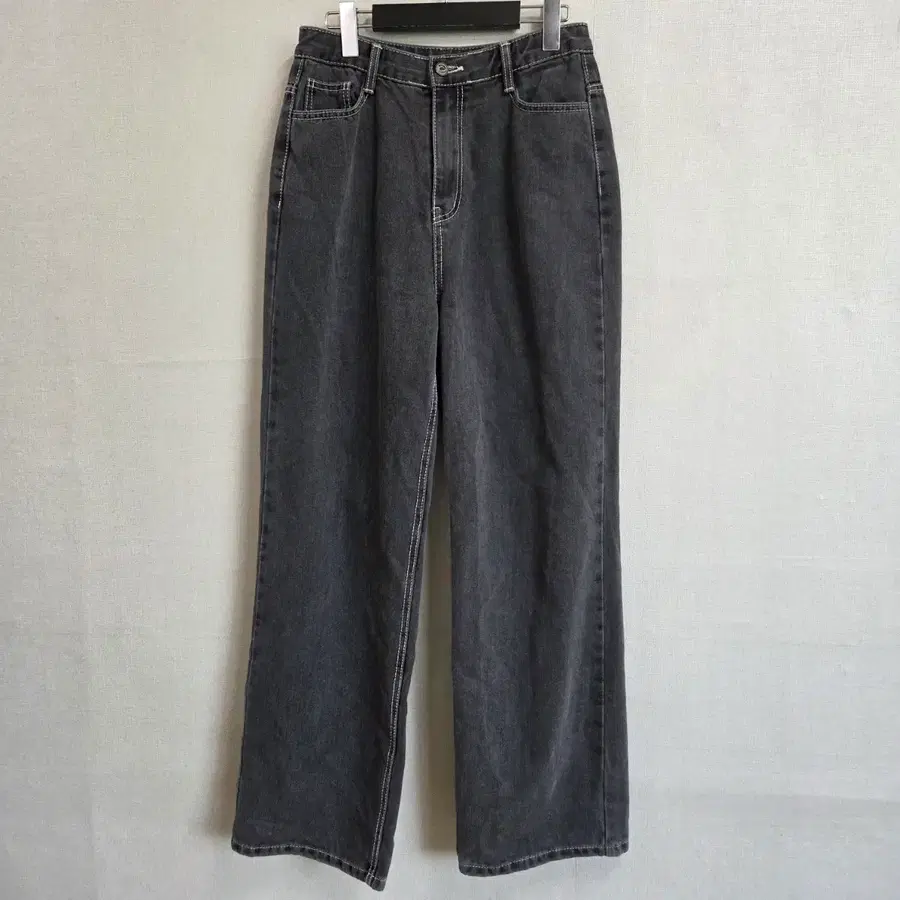 여성 와이드 데님 팬츠 청바지 XL JJ3992