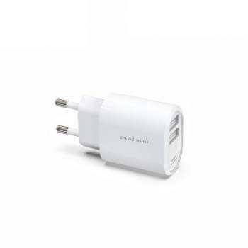 2.1A 2포트 USB 분리형 가정용 고속 충전기 화이트