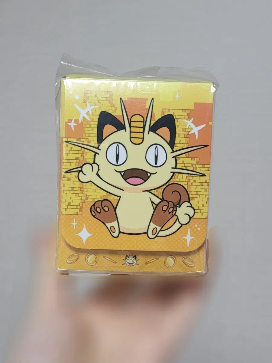 (미개봉) 포켓몬 TCG 덱 케이스 나옹 코인 크러쉬