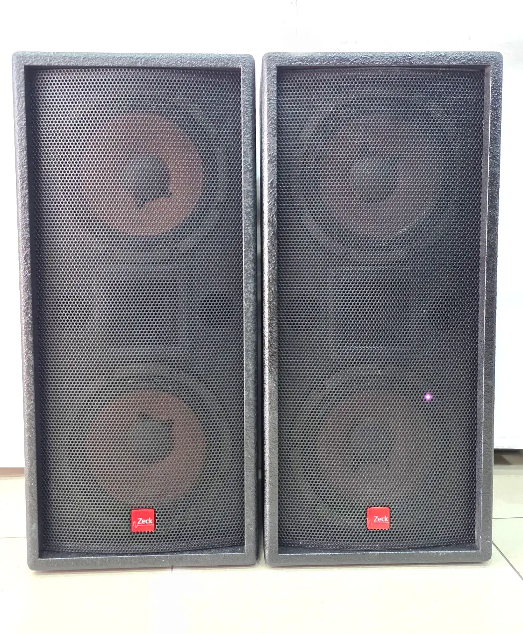 중고 ZECK AUDIO COPE28.1 8인치 더블 400W 1조(2개) MADE IN SPAIN 페시브스피커