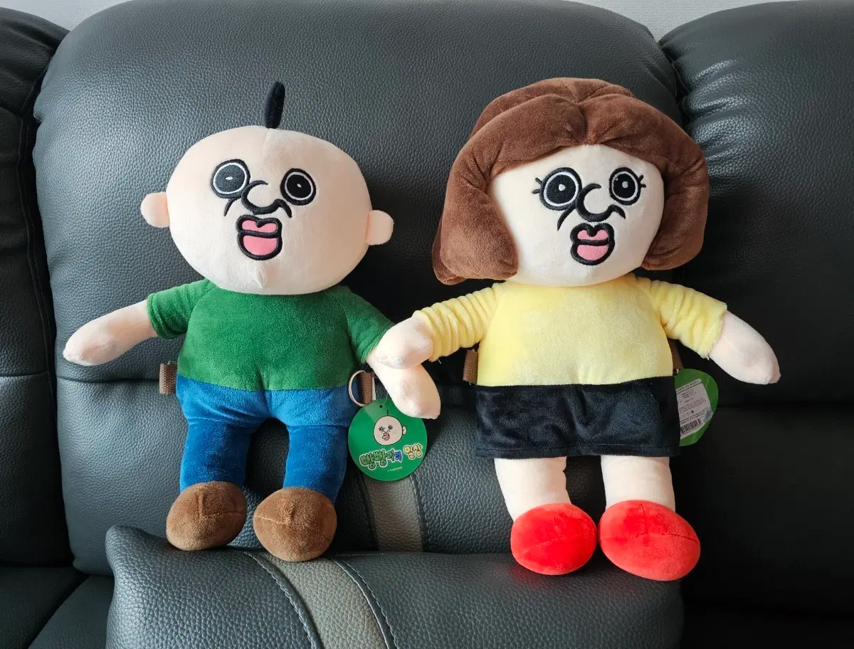 빵빵이 옥지 인형 세트
