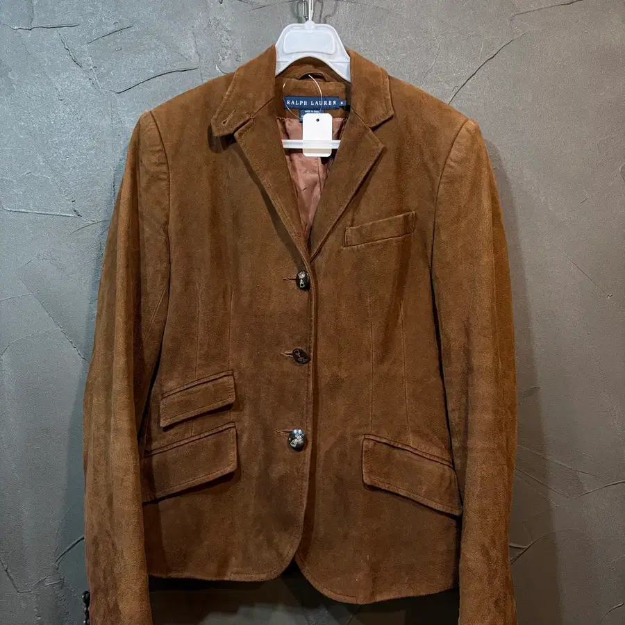 [Size 6] Ralph Lauren 랄프로렌 빈티지 브라운 스웨이드 여성 자켓